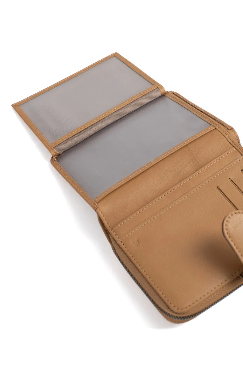 Portefeuille - 2 volets - Stop RFID - Cuir