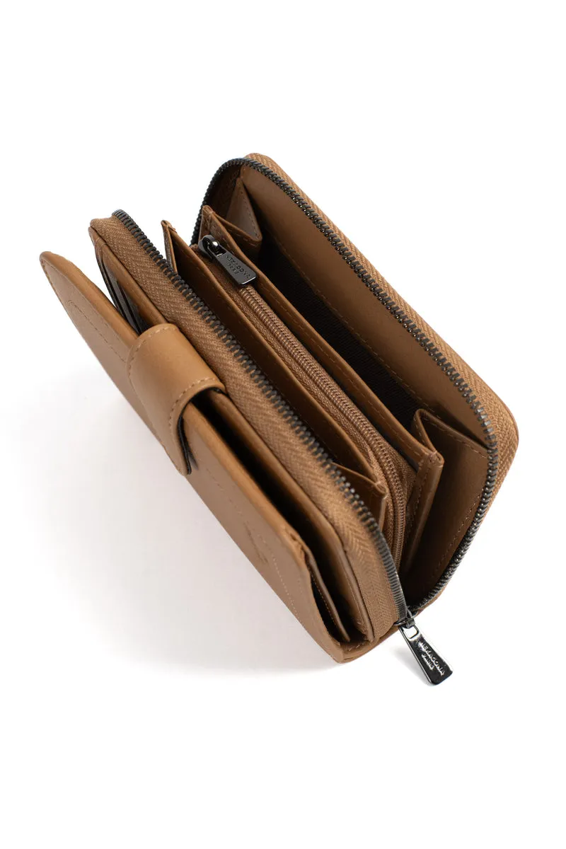 Portefeuille - 2 volets - Stop RFID - Cuir
