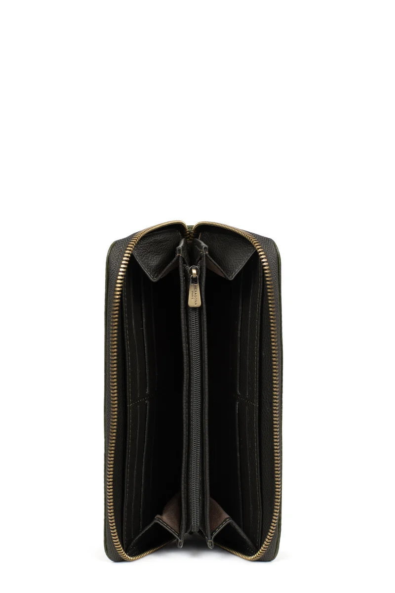 Portefeuille long - Stop RFID - Cuir
