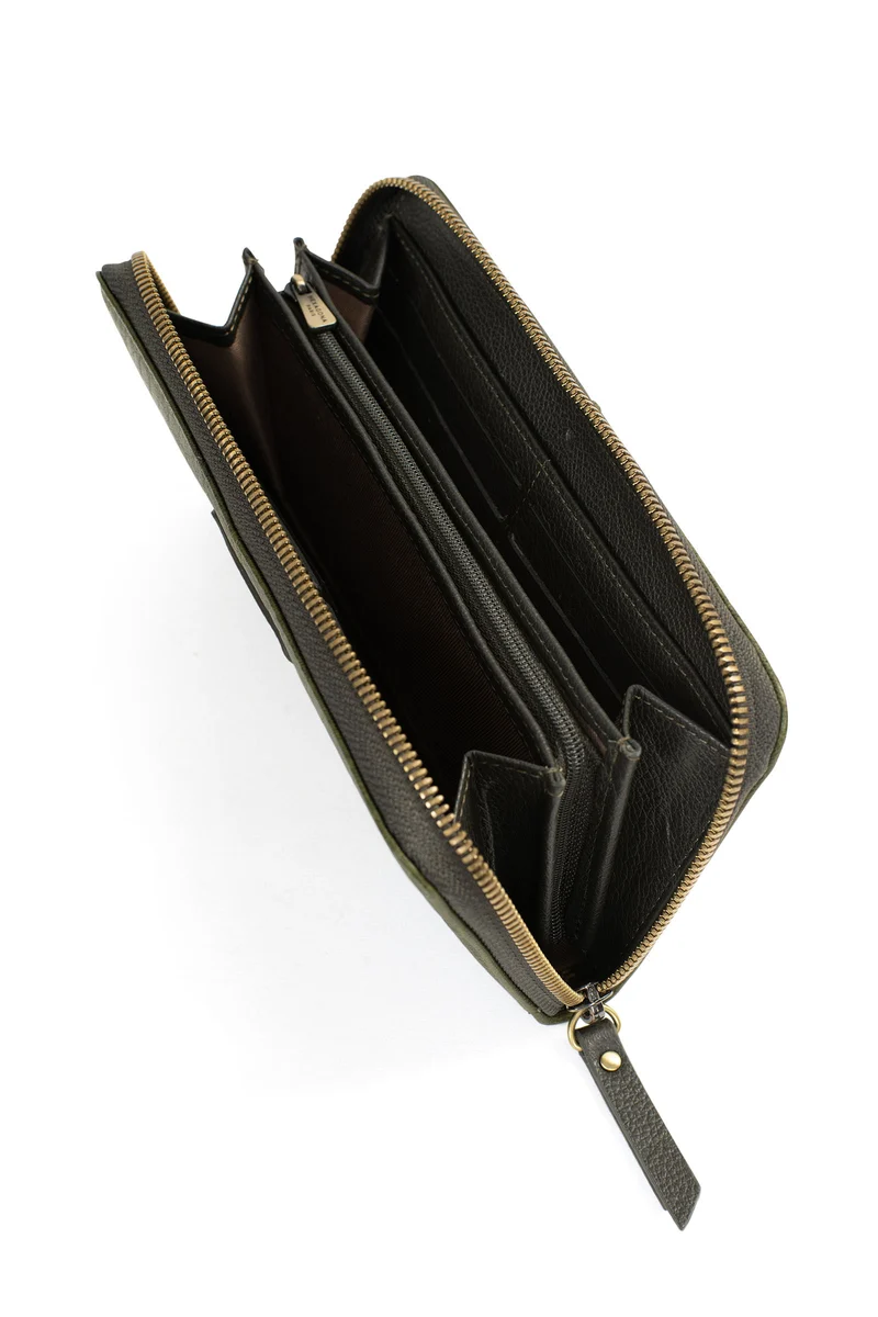 Portefeuille long - Stop RFID - Cuir