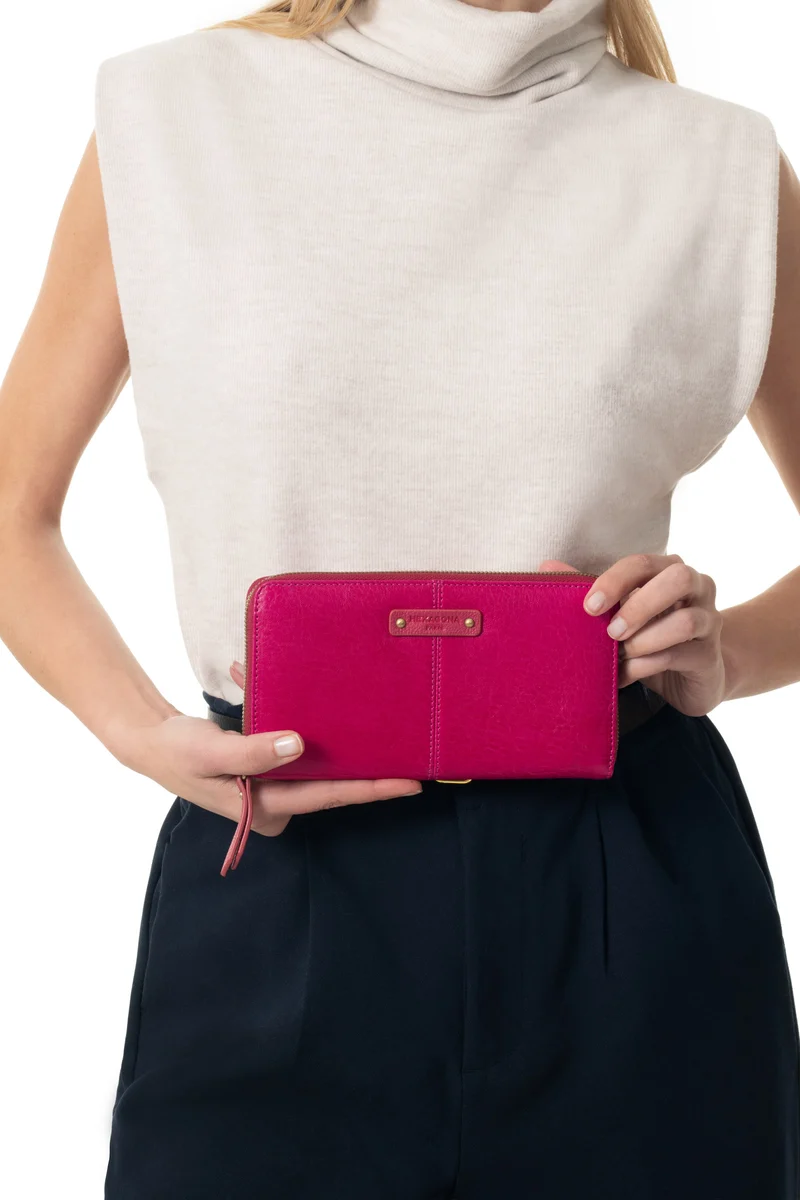 Portefeuille long - Stop RFID - Cuir