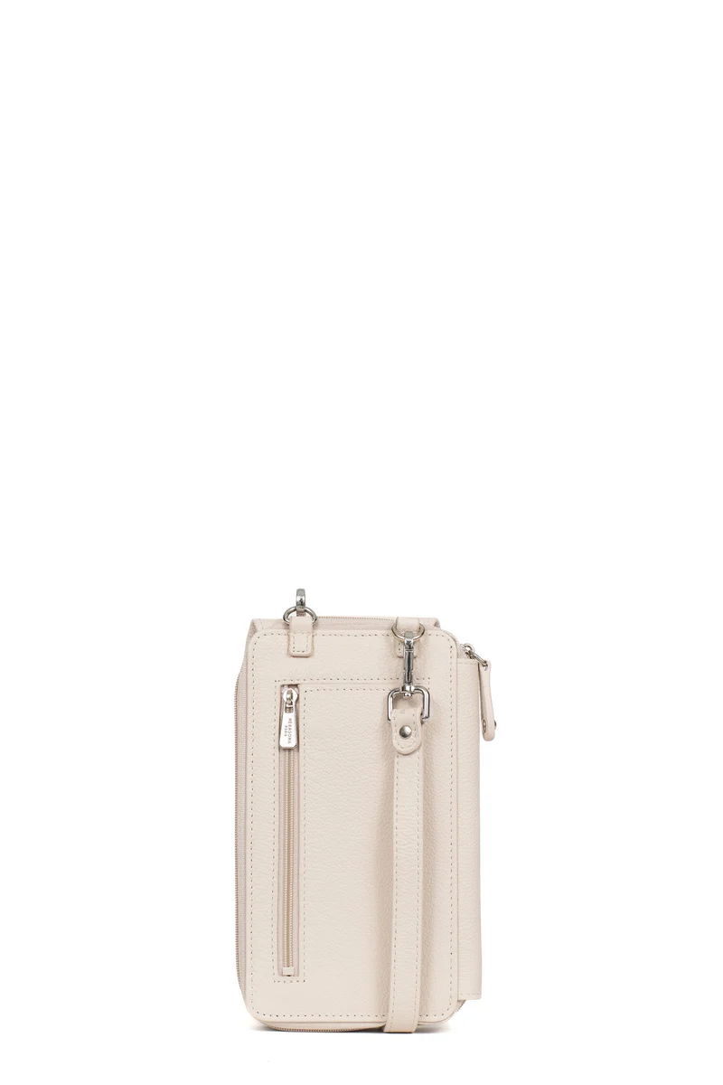 Pochette téléphone avec portefeuille - Cuir