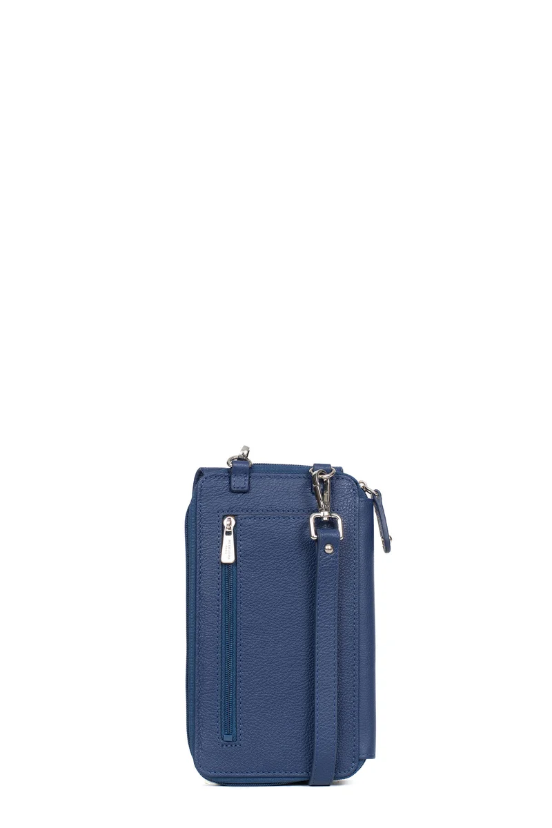 Pochette téléphone avec portefeuille - Cuir
