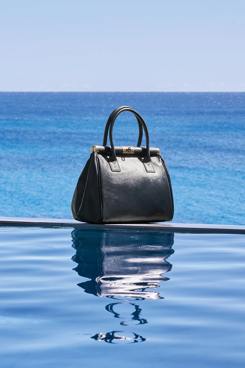 Sac porté main 2 poignées - A4 - Cuir