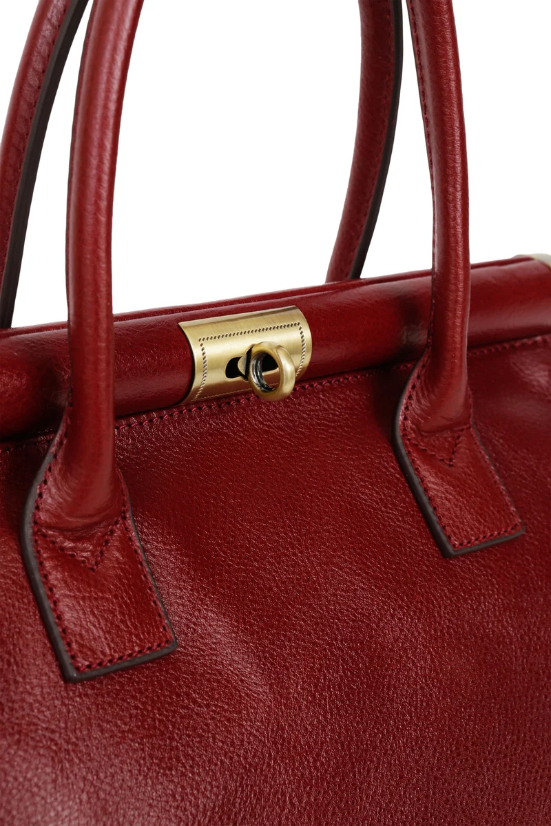 Sac porté main 2 poignées - A4 - Cuir