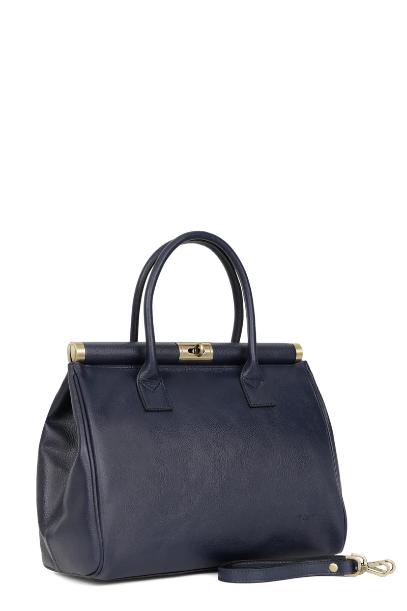 Sac porté main 2 poignées - A4 - Cuir