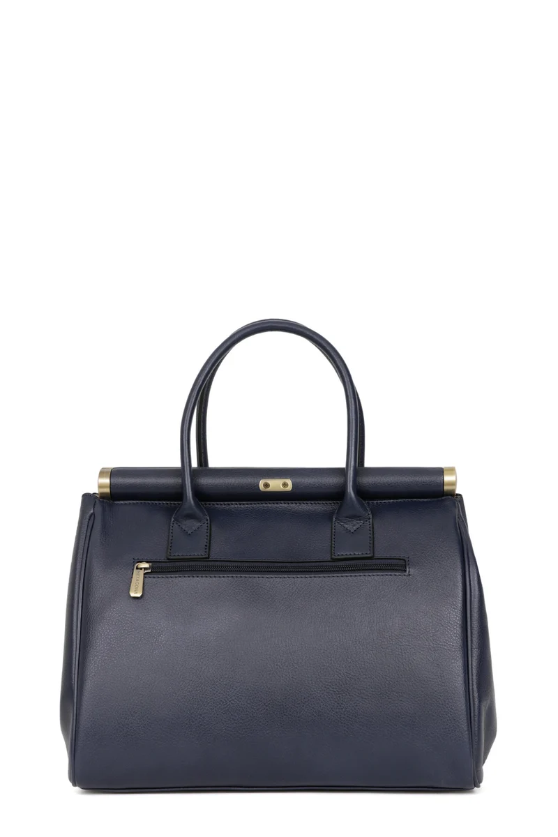 Sac porté main 2 poignées - A4 - Cuir