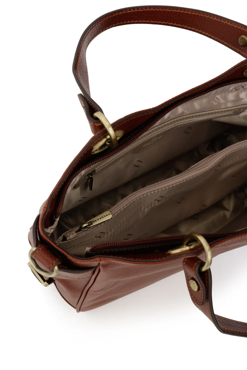 Sac porté main 2 poignées - Cuir