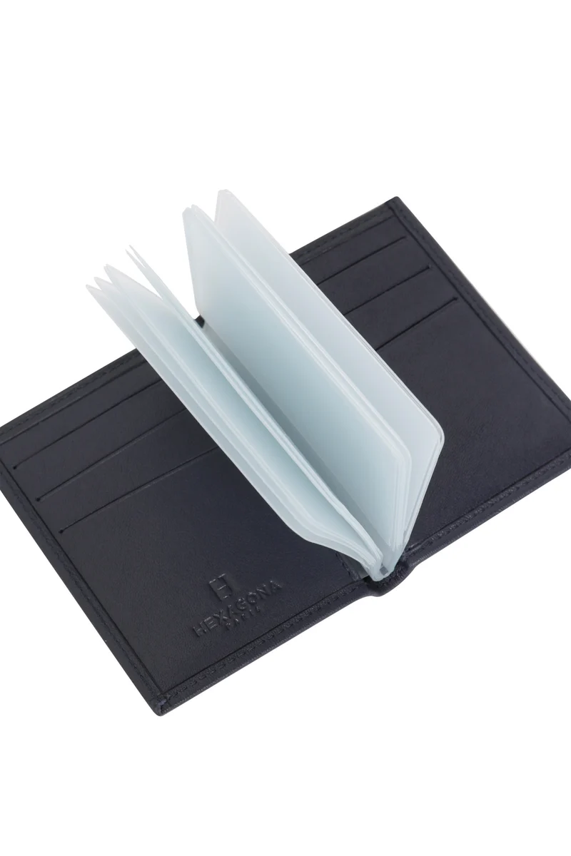 Porte-cartes - 1 volet - Cuir