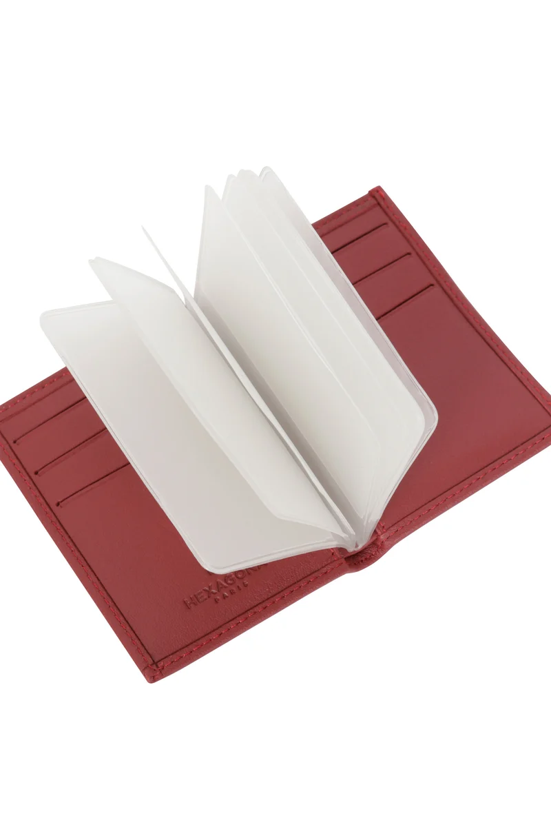 Porte-cartes - 1 volet - Cuir