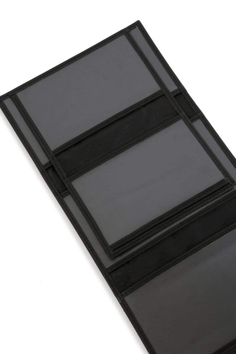 Porte-papiers - 3 volets - Cuir