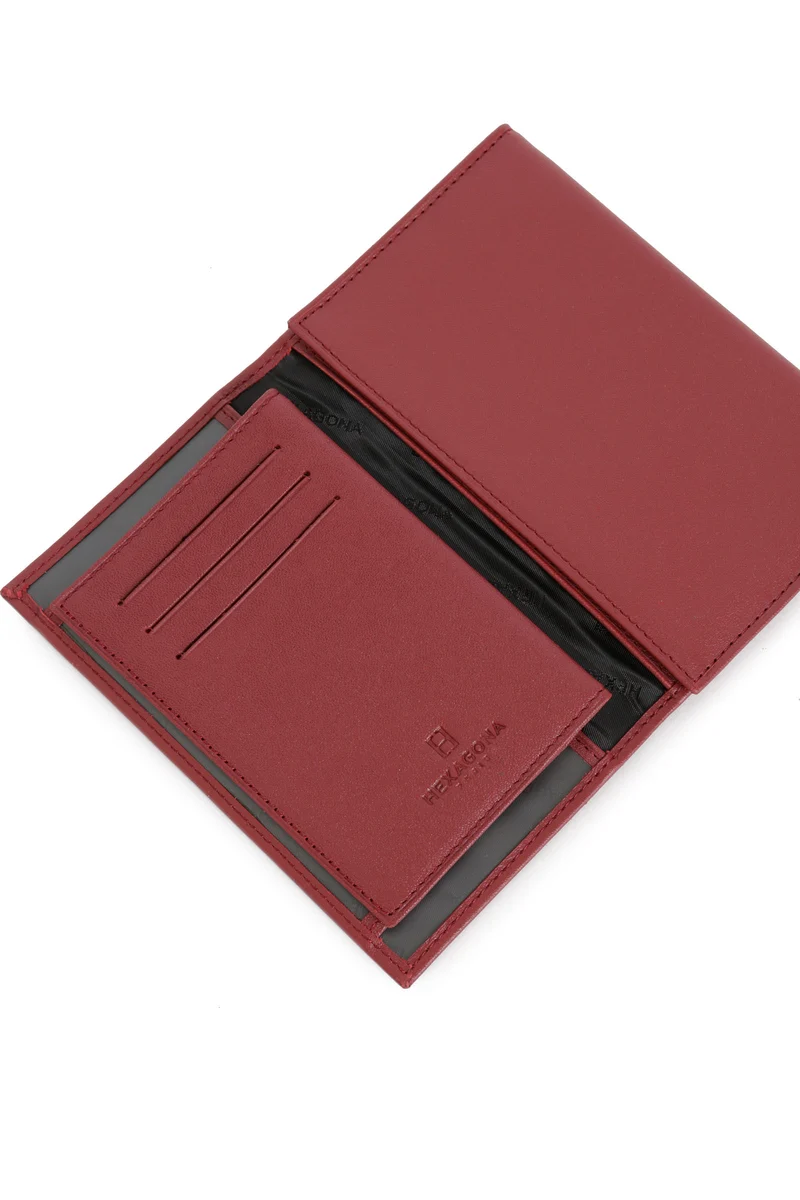Porte-papiers - 3 volets - Cuir