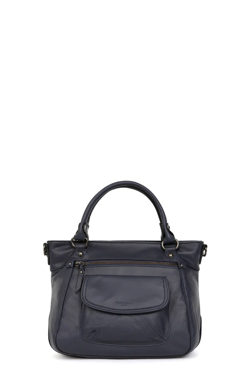Sac porté main 2 poignées - Cuir