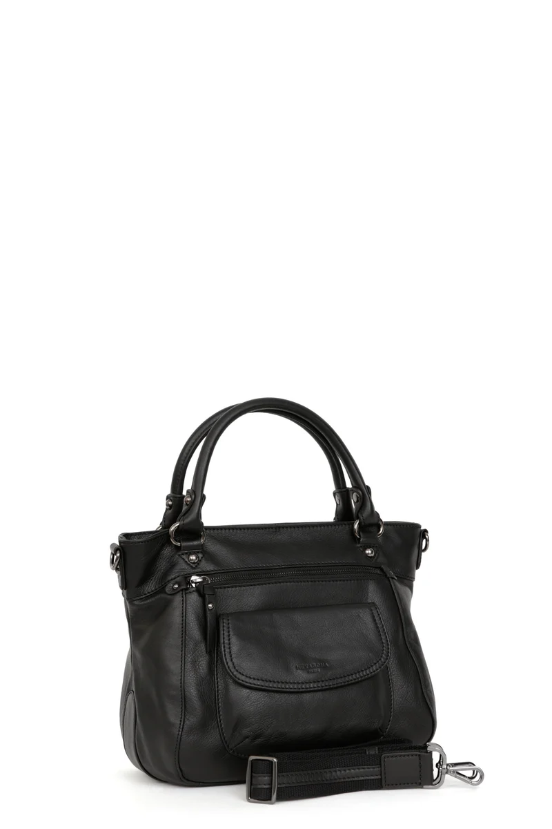 Sac porté main 2 poignées - Cuir