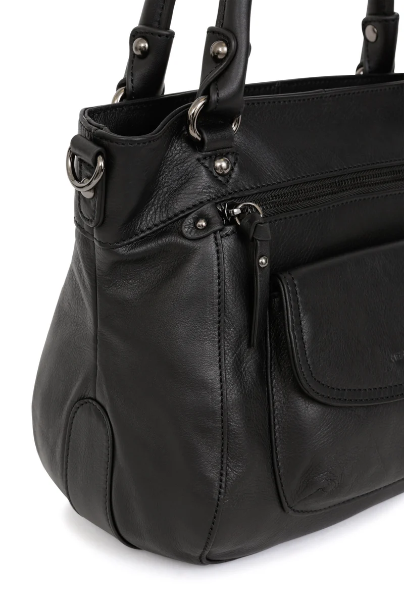 Sac porté main 2 poignées - Cuir