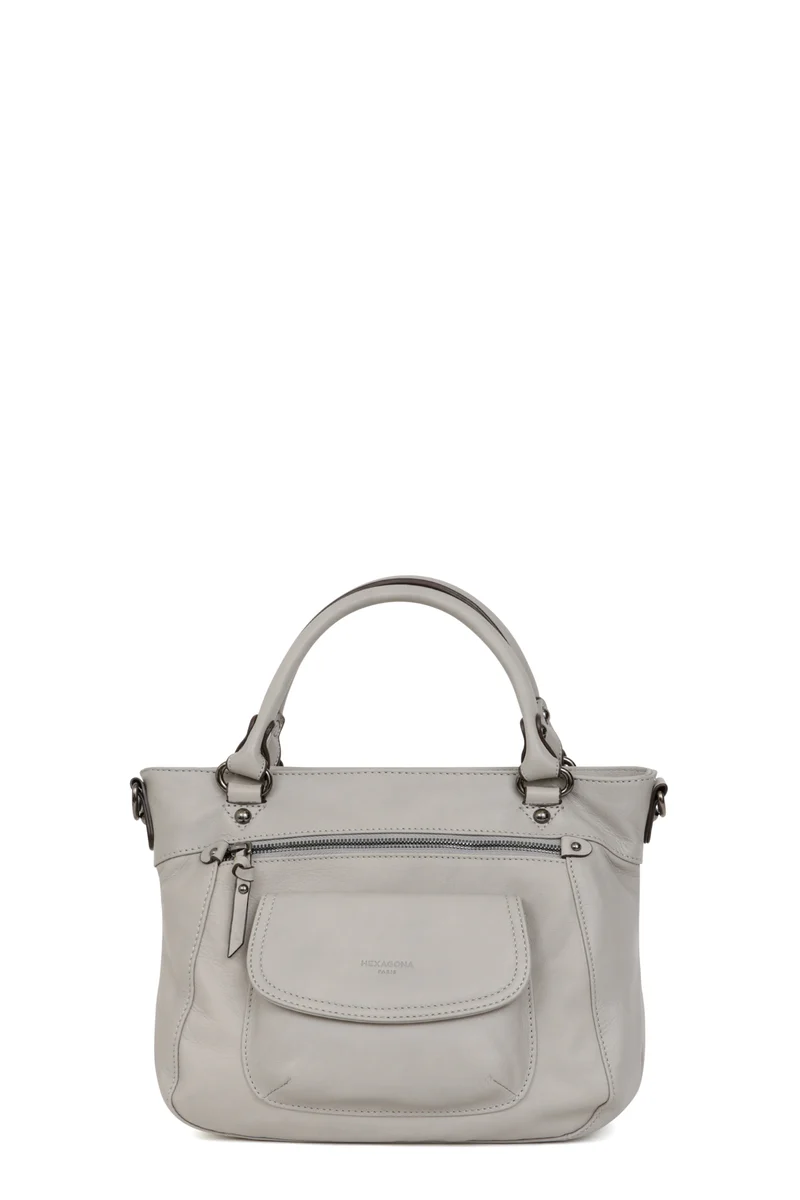 Sac porté main 2 poignées - Cuir