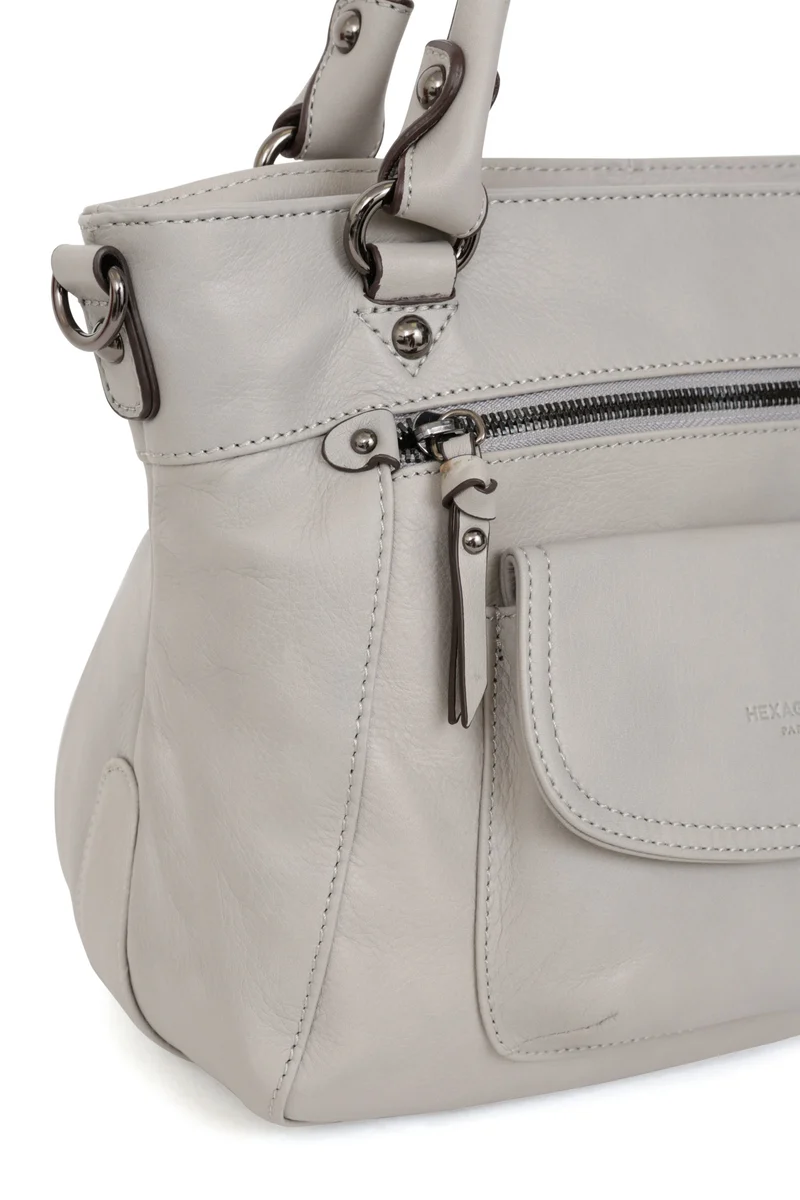 Sac porté main 2 poignées - Cuir