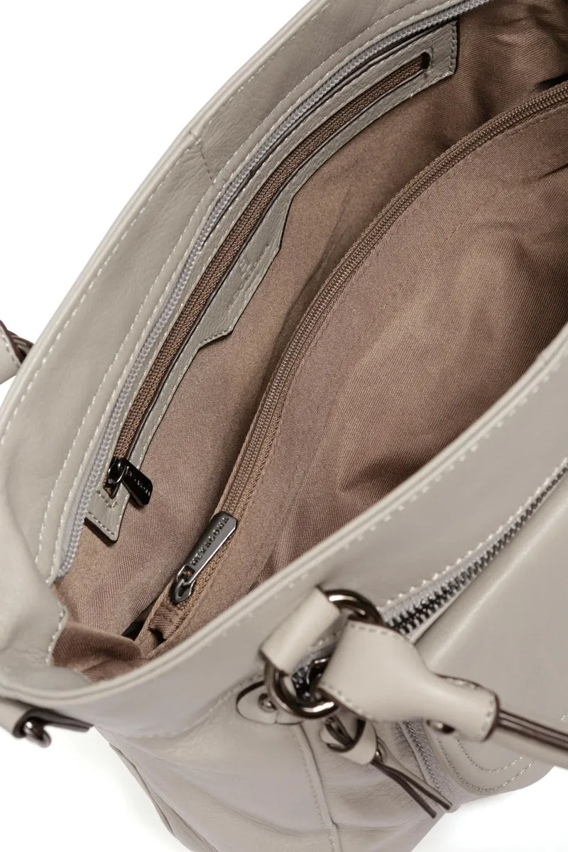 Sac porté main 2 poignées - Cuir