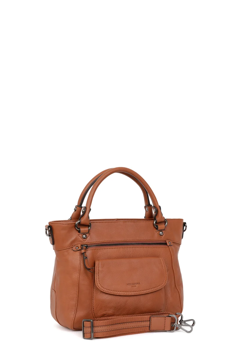 Sac porté main 2 poignées - Cuir