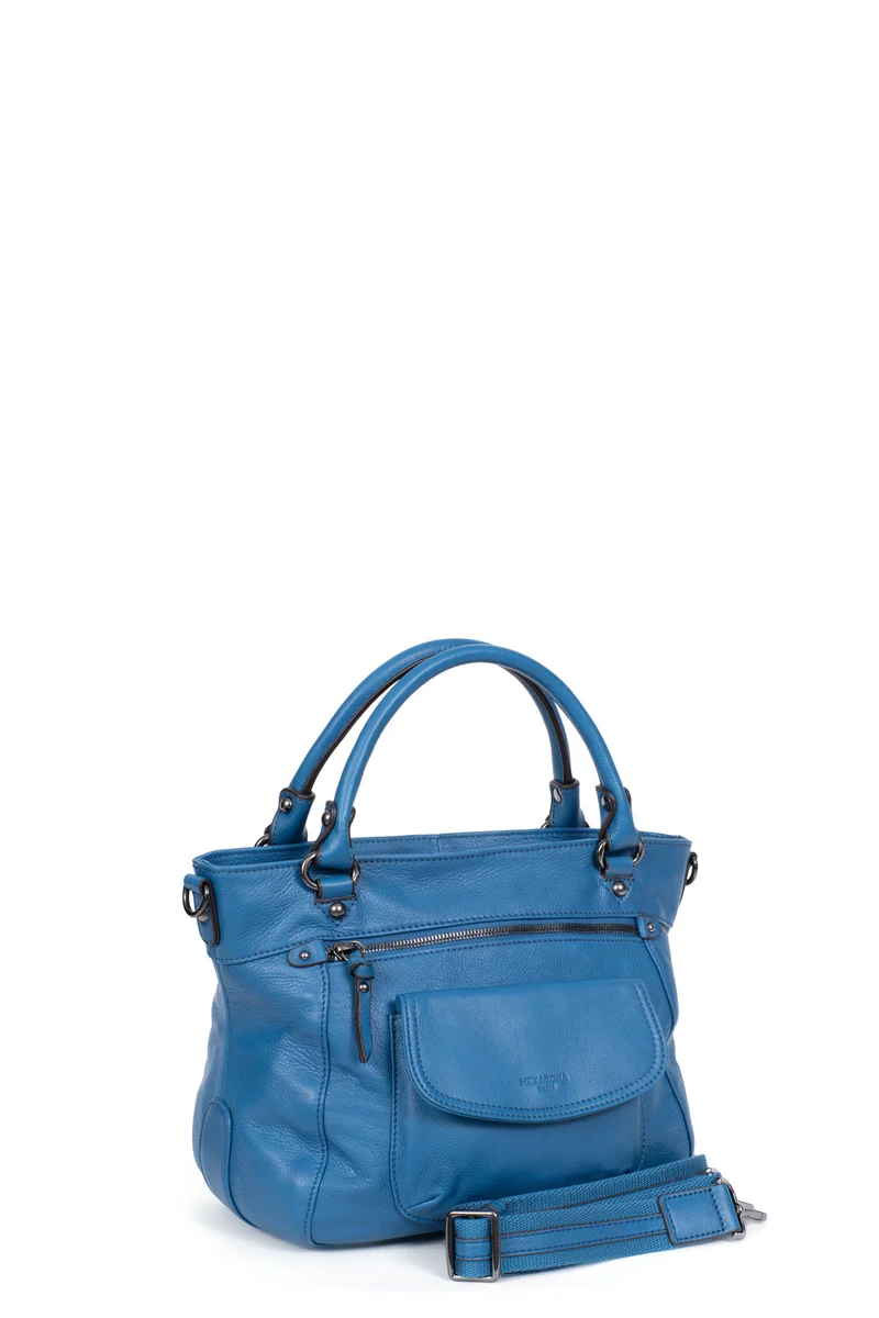 Sac porté main 2 poignées - Cuir