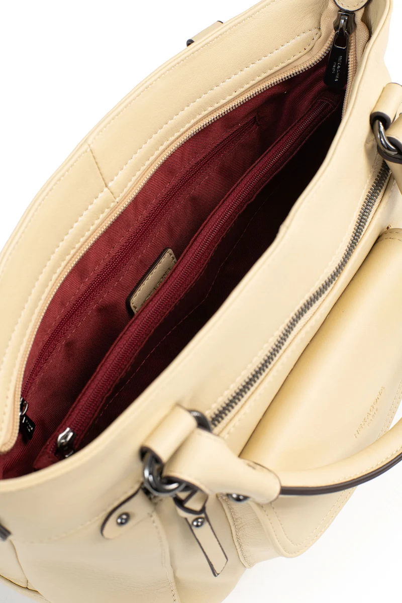 Sac porté main 2 poignées - Cuir