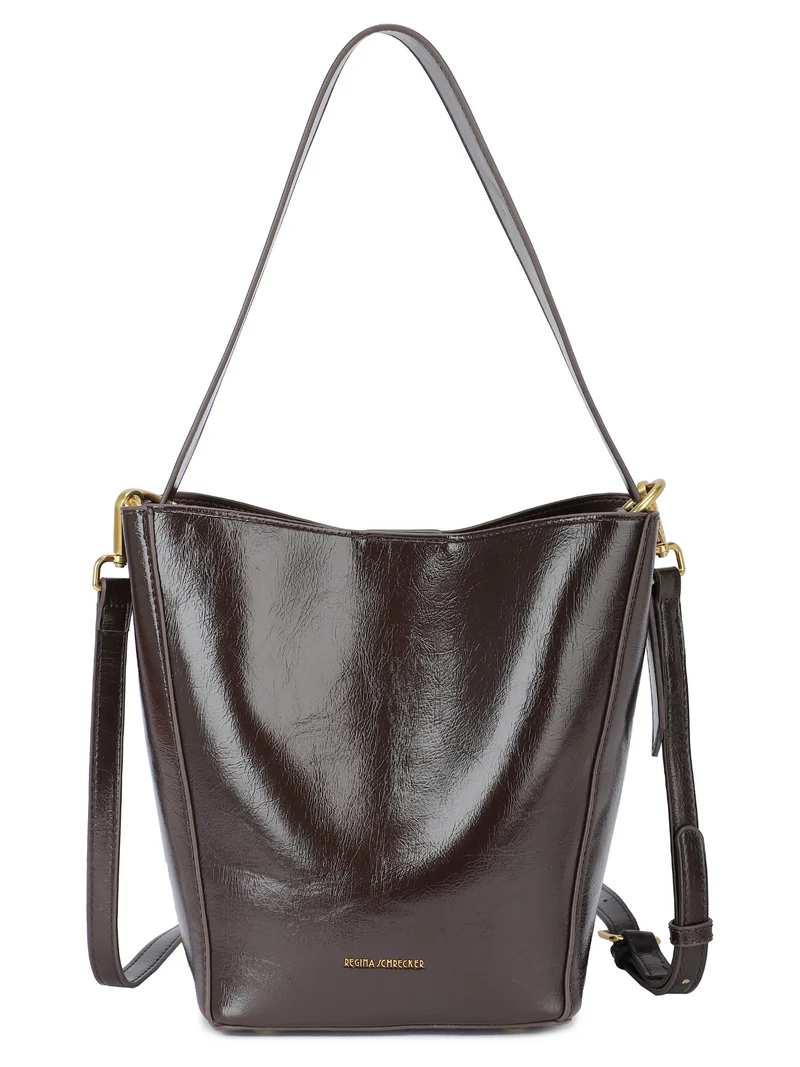 Bucket Bag RS5242-Schwarz&Braun