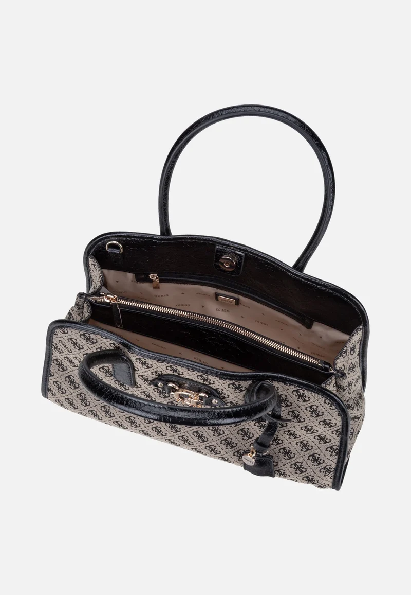 Samantha Girlfriend SAT 13060 Black Logo - Satchel