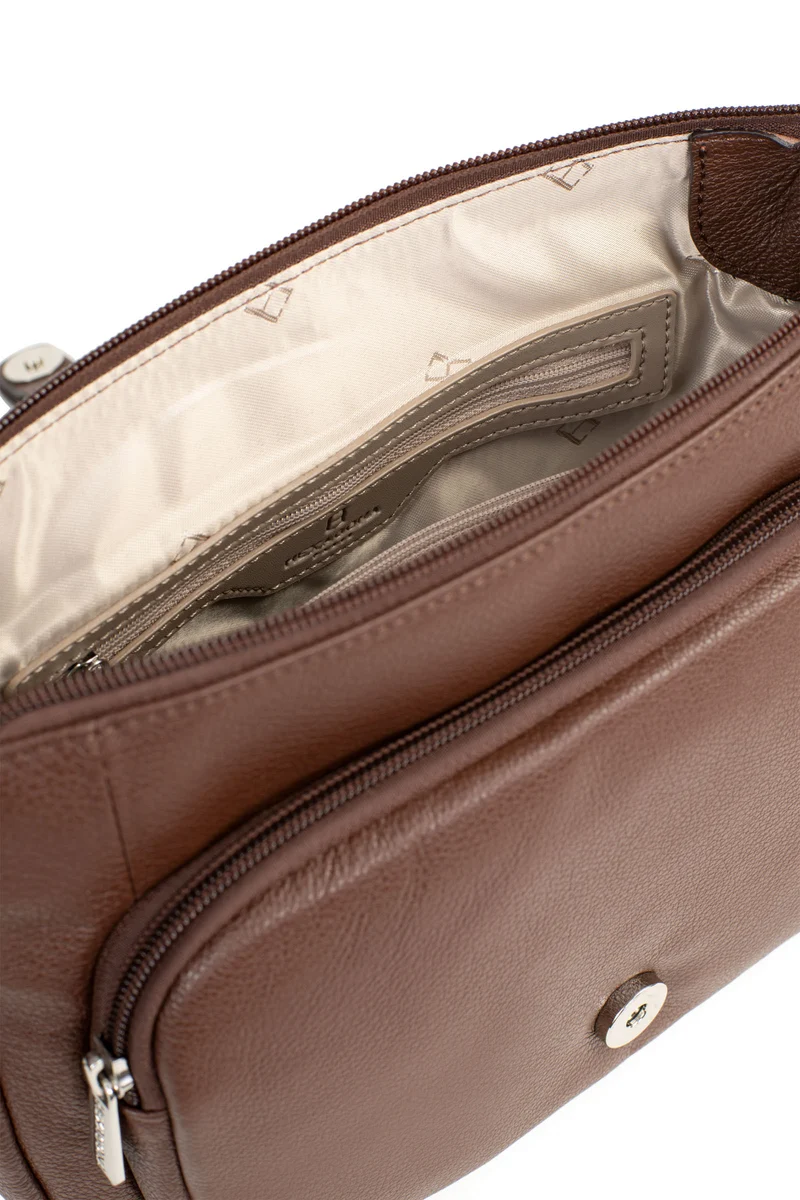 Sac porté travers - Cuir