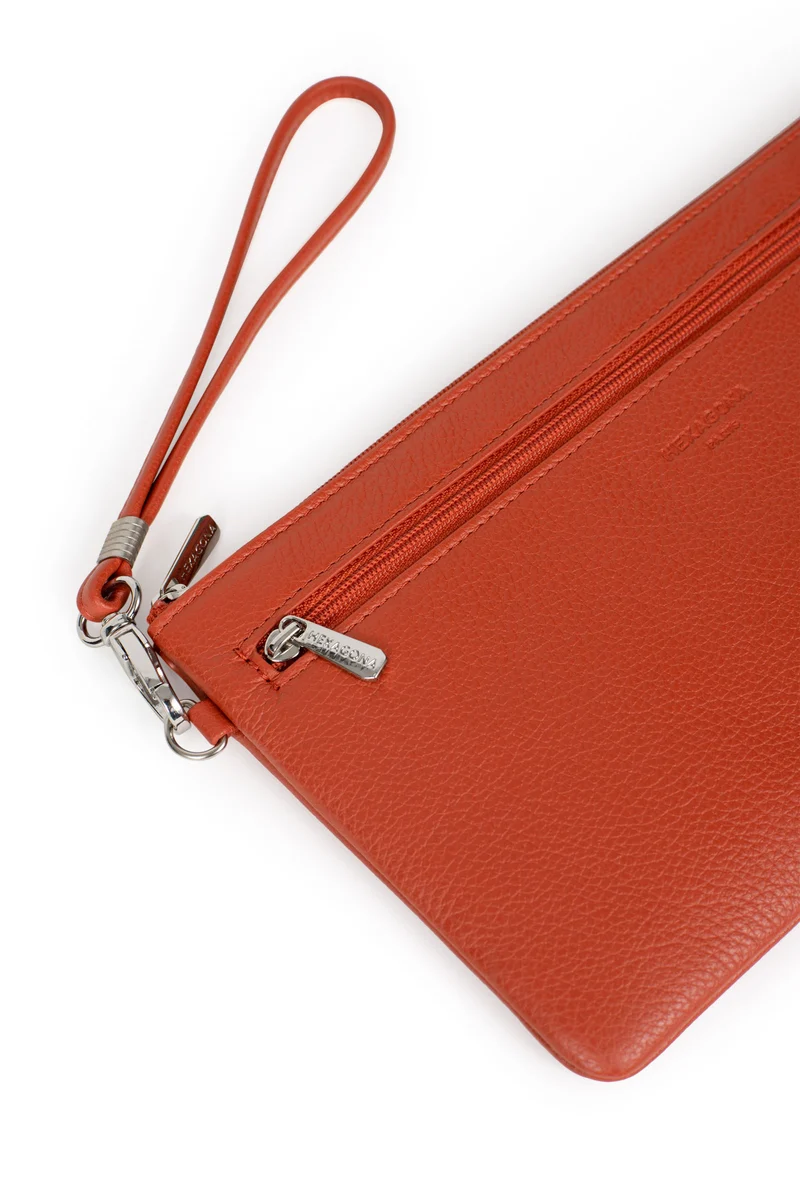 Pochette dragonne - Cuir