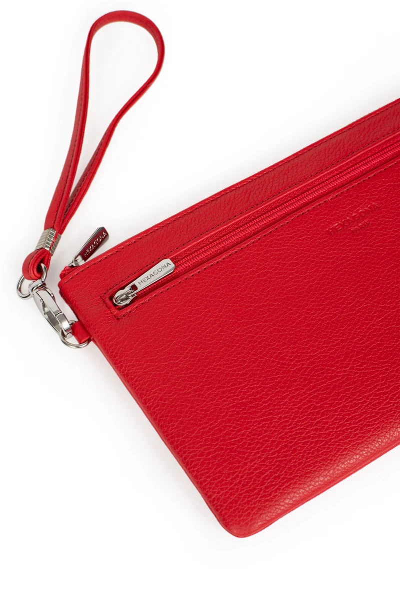 Pochette dragonne - Cuir