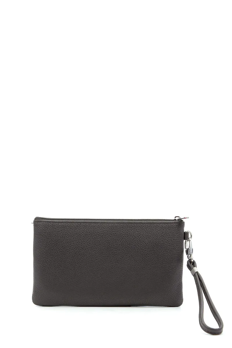 Pochette dragonne - Cuir
