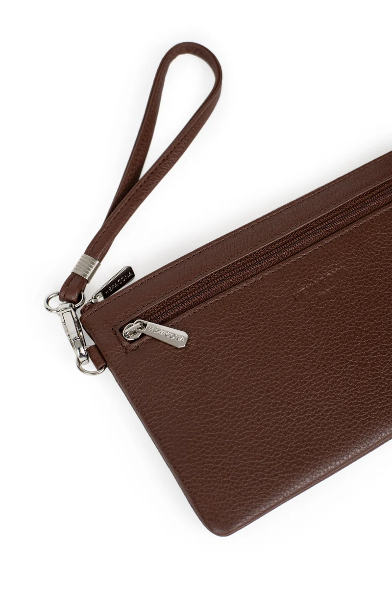 Pochette dragonne - Cuir