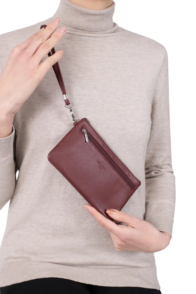 Pochette dragonne - Cuir