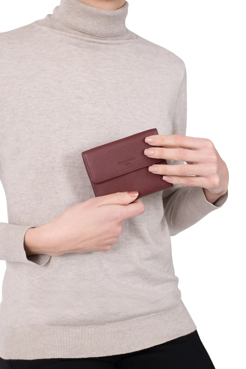 Portefeuille - 1 volet - Cuir
