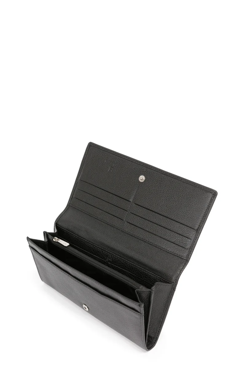Portefeuille long - 1 volet - Cuir