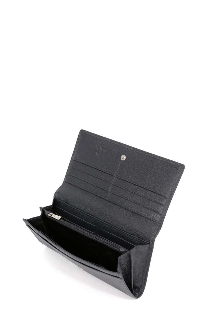 Portefeuille long - 1 volet - Cuir