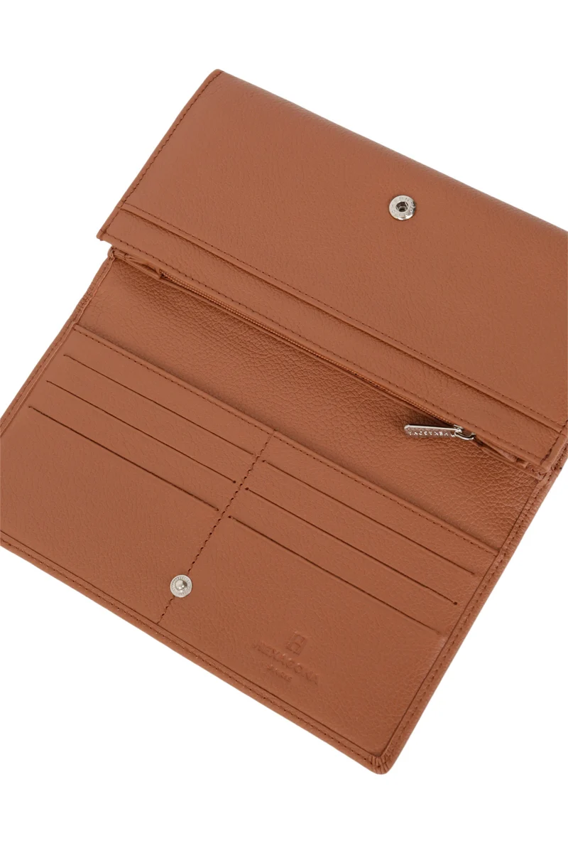 Portefeuille long - 1 volet - Cuir