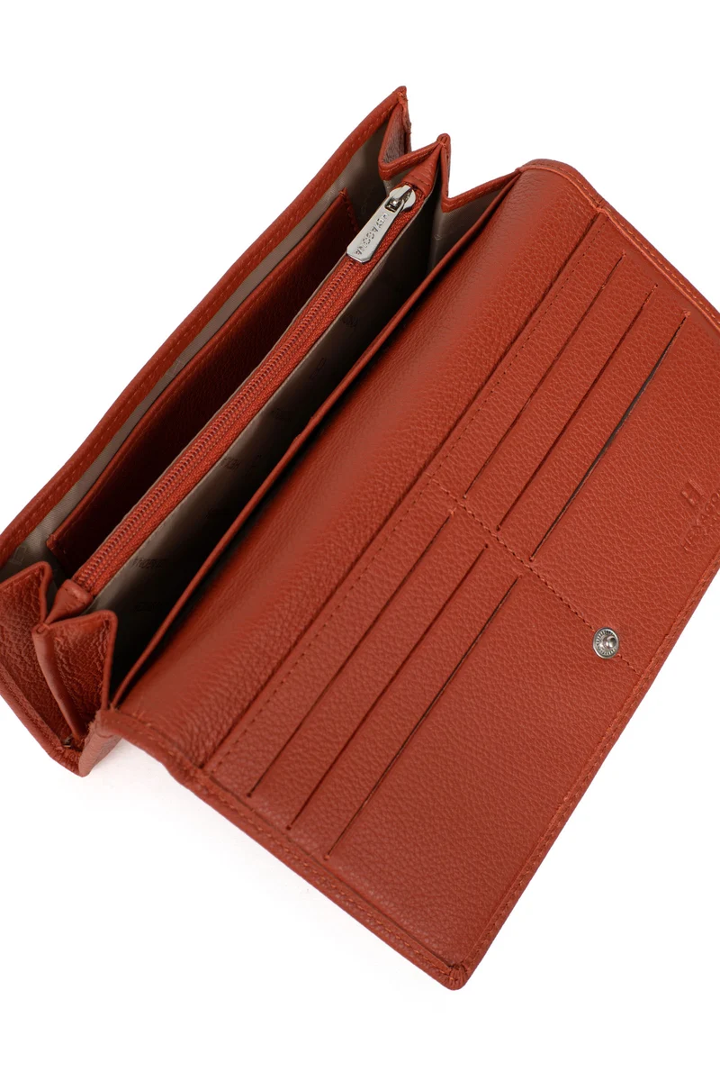 Portefeuille long - 1 volet - Cuir