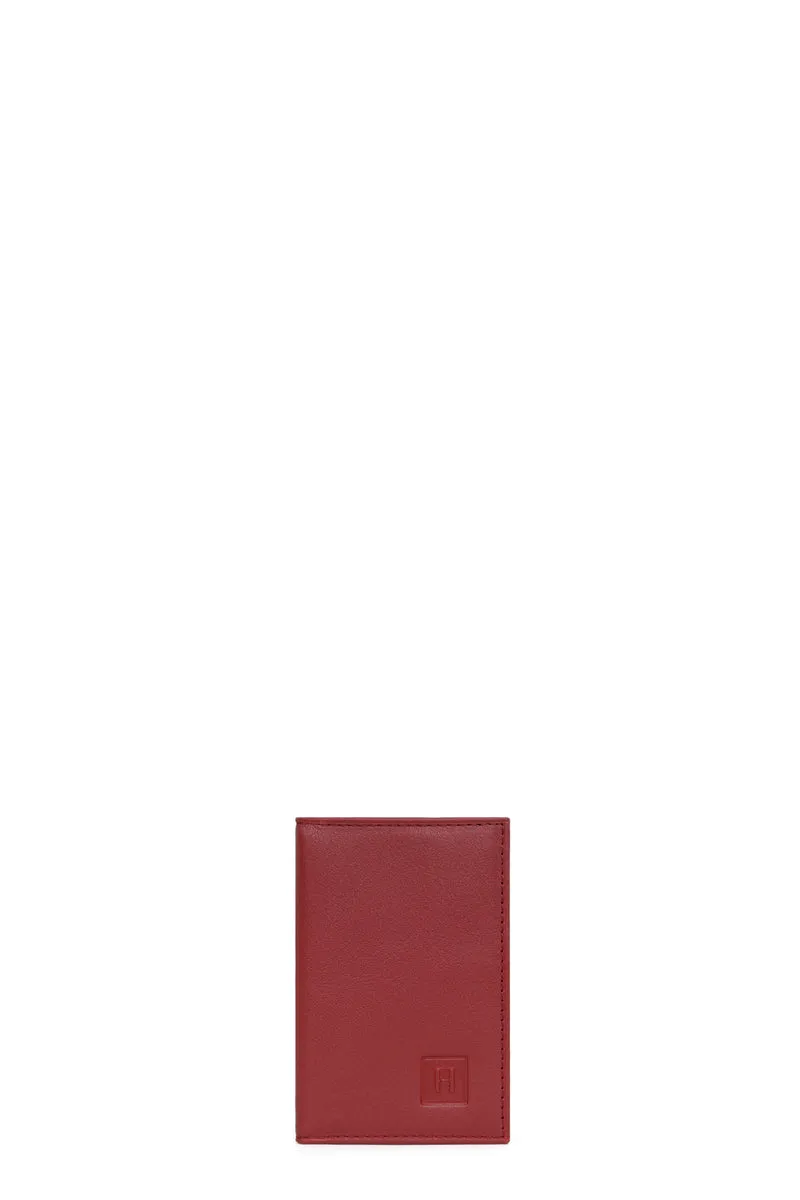 Porte-cartes - 1 volet - Cuir