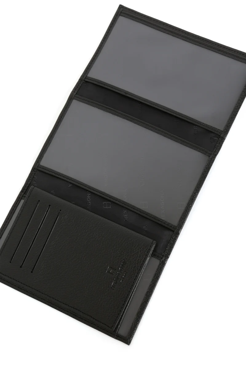Porte-papiers - 3 volets - Cuir