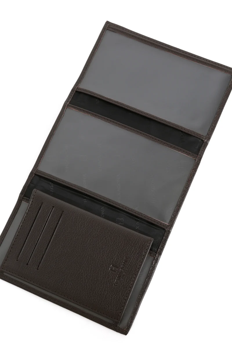 Porte-papiers - 3 volets - Cuir