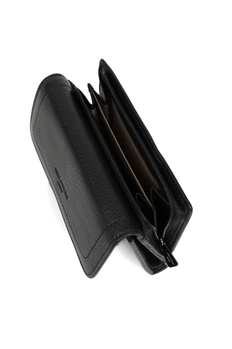 Portefeuille - 1 volet - Stop RFID - Cuir