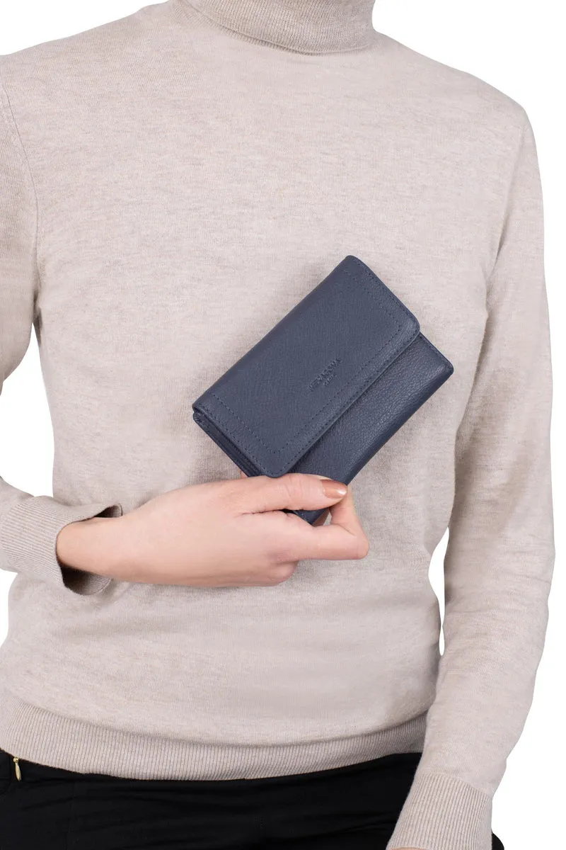 Portefeuille - 1 volet - Stop RFID - Cuir