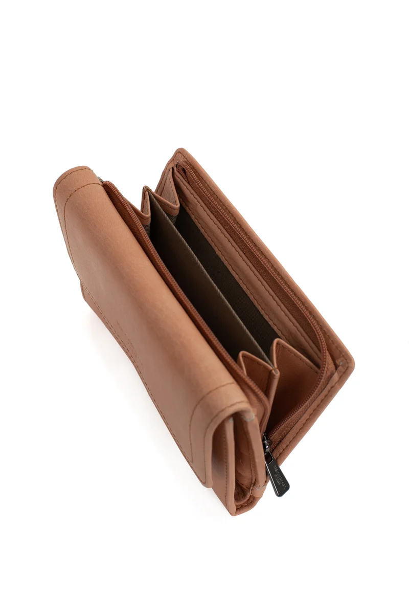 Portefeuille - 1 volet - Stop RFID - Cuir