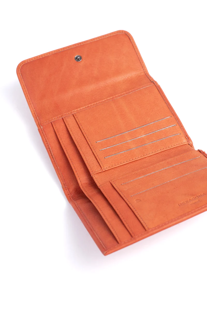 Portefeuille - 1 volet - Stop RFID - Cuir