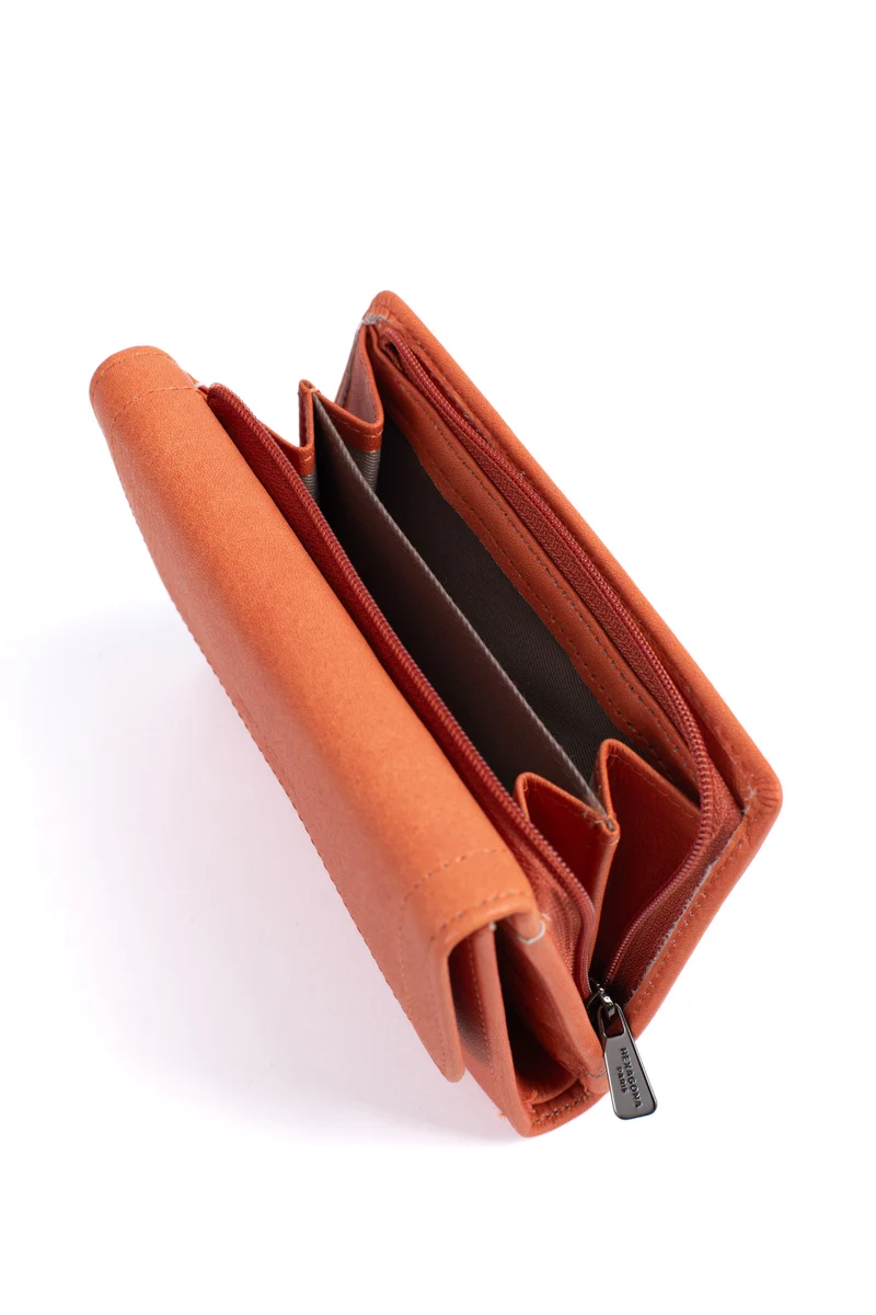 Portefeuille - 1 volet - Stop RFID - Cuir