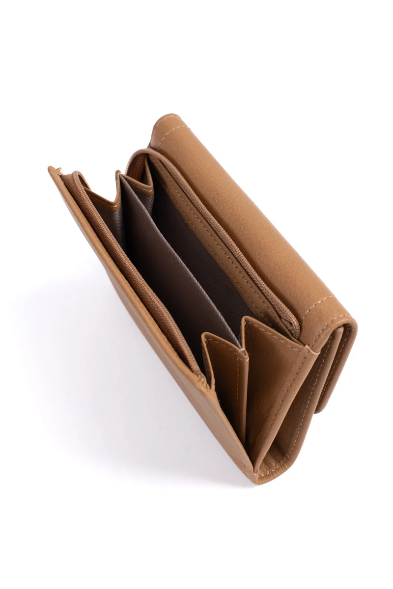 Portefeuille - 1 volet - Stop RFID - Cuir