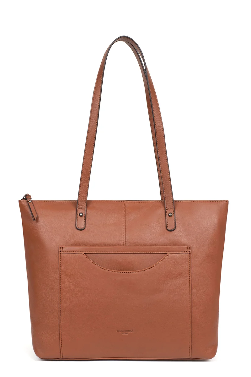 Sac cabas porté épaule - A4 - Cuir