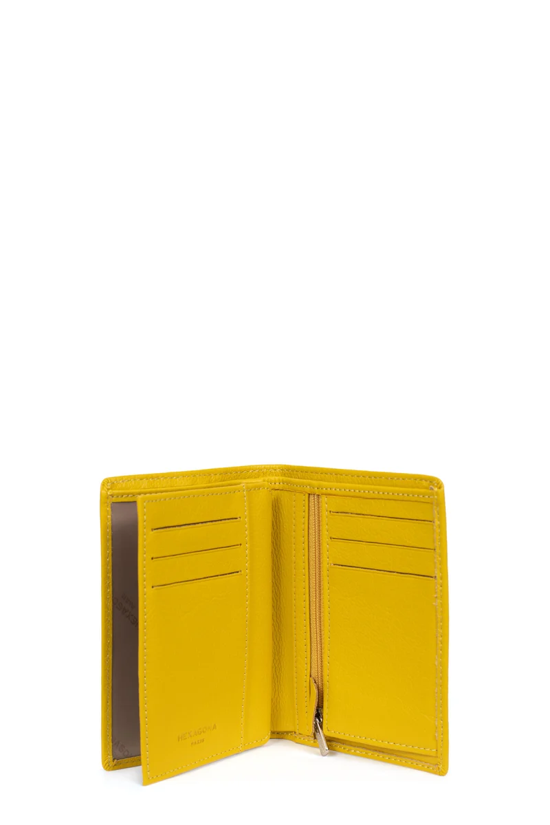 Portefeuille européen - 2 volets - Cuir