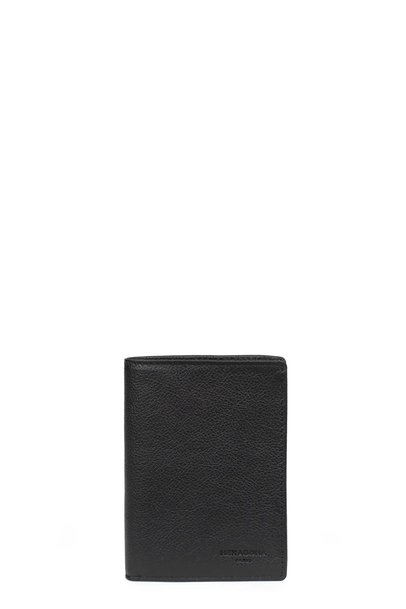 Portefeuille européen - 2 volets - Cuir